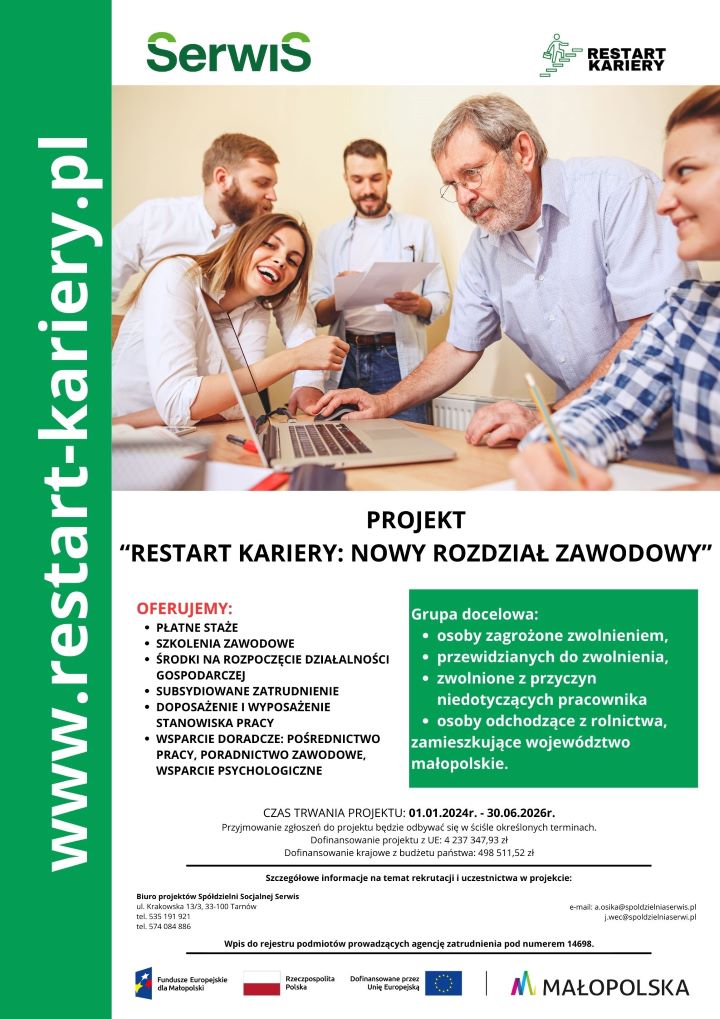 Plakat Restart Kariery