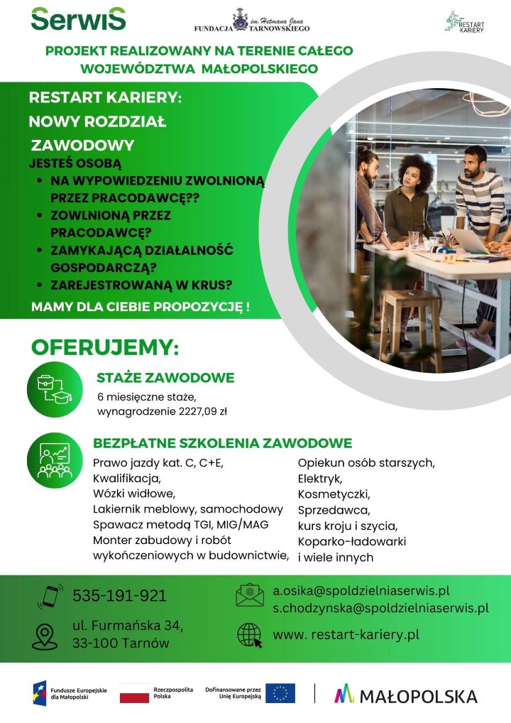 Ulotka Restart Kariery