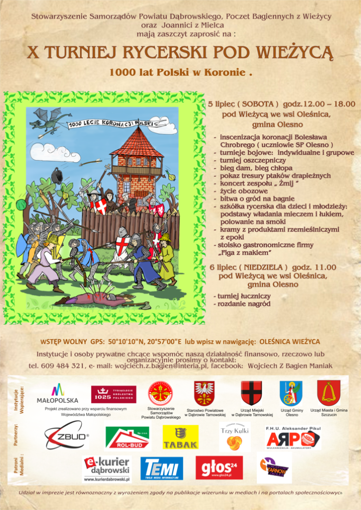 Plakat Turniej Rycerski