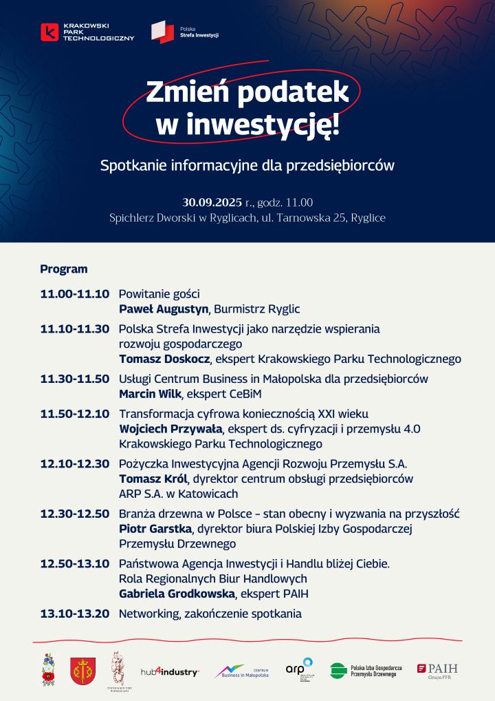 Zmień podatek w inwestycję Plakat