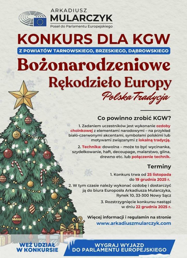 Plakat Bożonarodzeniowe Rękodzieło Europy