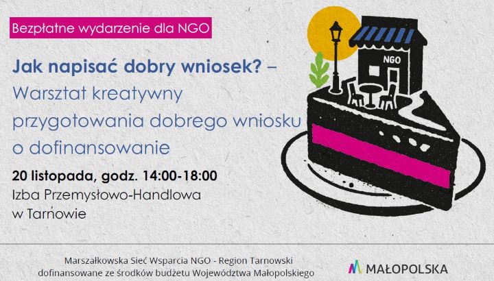 Plakat bezpłatne warsztaty 2