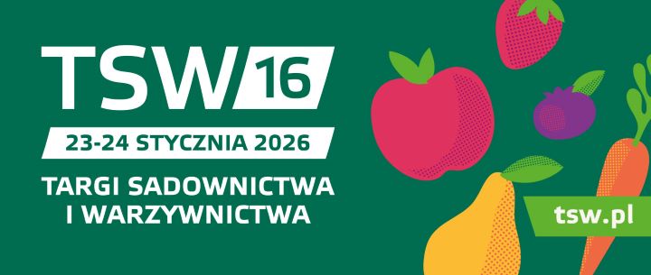 Plakat 16. edycję Targów Sadownictwa i Warzywnictwa