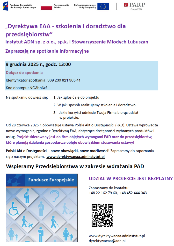 Zaproszenie na szkolenie