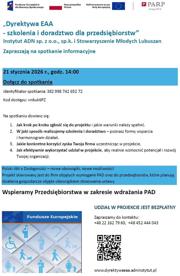 Bezpłatne szkolenia