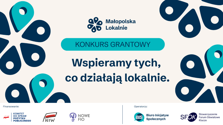 Plakat Małopolska lokalnie
