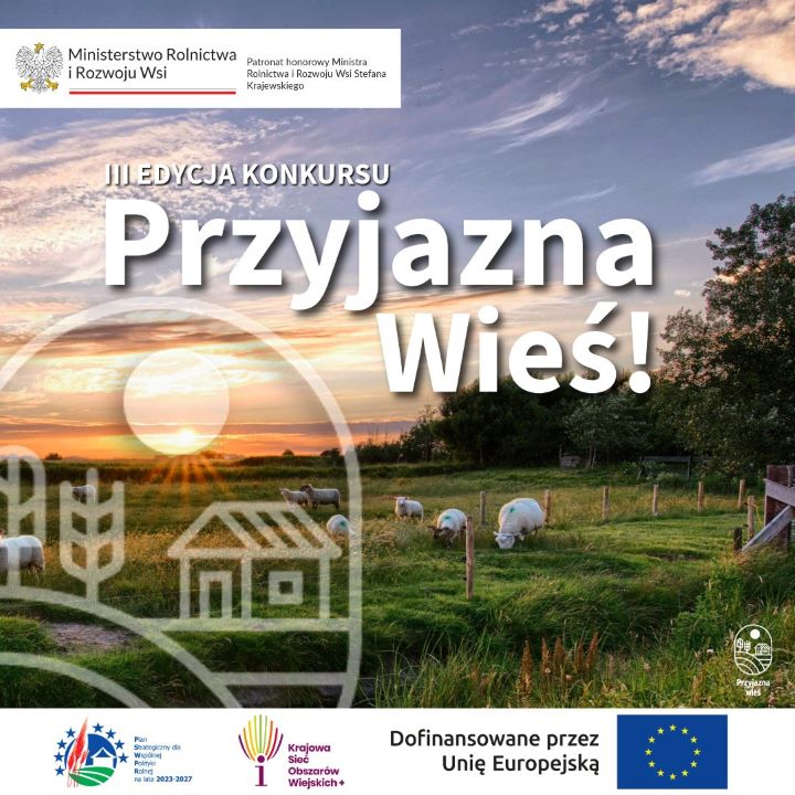 Plakat III edycja Konkursu Przyjazna wieś
