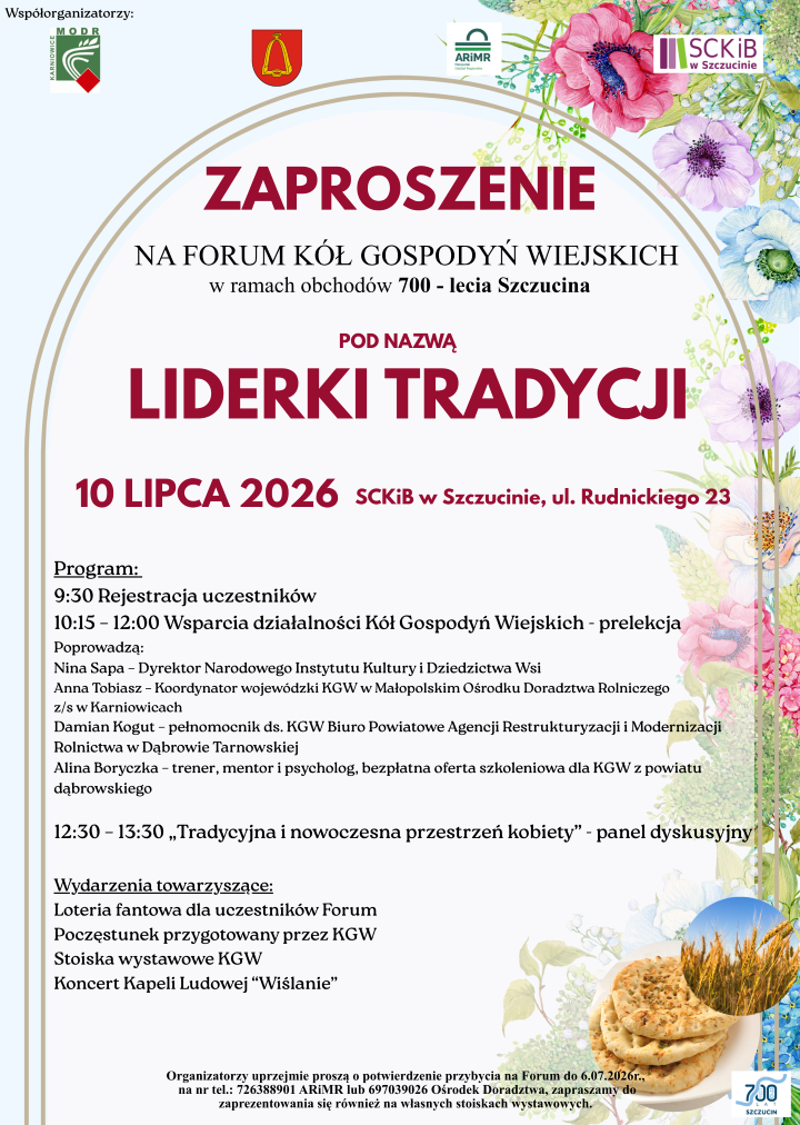 Plakat Forum Kół Gospodyń Wiejskich